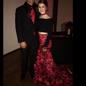 Prom dress, two piece